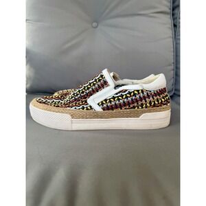 ASH Womens Pastels Colorful Woven 1" Platform Cali Slip On Sneakers 40 US9.5‎